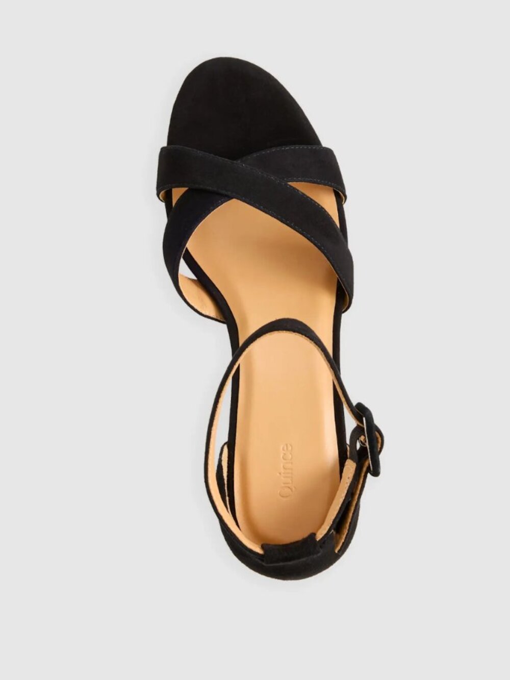 Quince Italian Leather Crisscross Platform Sandal Sz 9 NWT - Picture 3 of 5